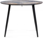 Стеклянный стол Woodville Кловис 100х76 магеллан / черный 532382