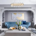 Подвесная люстра Arte Milano Venezia 312033/L800 BS (регулировка яркости, LED, 220V, хрусталь, пульт управления, на тросе)