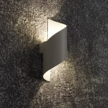 Настенный светильник уличный светодиодный Окленд 48312 Feron DH109, 2*5W, 520Lm, 3000K, белый (220V, IP54)