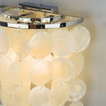 Настенный светильник Eurosvet Sandra 60084/2 хром/перламутр (220V)