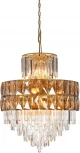 Подвесная люстра Vitaluce V5832-8/17+4, 21xE14 макс. 40Вт (220V, хрусталь, на цепи)