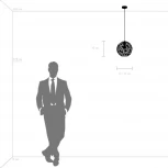 Подвесной светильник Lightstar Fermo 724214 (220V, на проводе, шар)