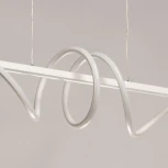 Подвесной светильник с гибким неоном De City Аурих 108011401 (регулировка яркости, LED, 220V, пульт управления, на тросе)