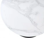 Журнальный столик Френсис Белый мрамор, стекло/ черный M-city