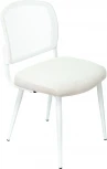 Стул для кухни Бюрократ KF-8W белый металл белый на ножках (KF-8W/WHITE)