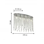 Потолочная люстра Favourite Rain 1692-5C