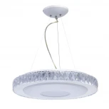 Подвесная люстра DeMarkt Фризанте 687010601 (регулировка яркости, LED, 220V, диммер, пульт управления, на тросе)