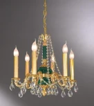 Подвесная люстра Nervilamp 950 950/6 (220V, на цепи, подсвечник, свеча)