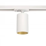 Трековый светильник однофазный 7W 220V White/Gold RAUMBERG R8150WhGd