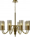 Подвесная люстра ST Luce SL2005 SL2005.303.08 латунь/коньячный E14 8*40W (220V, на цепи)