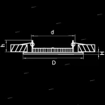 Встраиваемый точечный светильник Lightstar Forto 223304