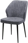 Стул SEATTLE-V Kashemir 974 Серо-голубой, велюр / черный каркас M-City 461MC05022