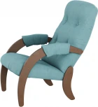 Кресло для отдыха Модель 61 Ткань ультра минт, каркас орех от фабрики Mebelik