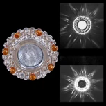 Встраиваемый точечный светильник Reluce 00755-9.0-001CN MR16+LED3W CL+TEA (220V, круглые)