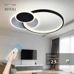 Потолочная люстра Rivoli Julia 6080-108 (регулировка яркости, LED, 220V, пульт управления, кольцо)