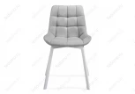 Стул Notta на металлокаркасе Челси светло-серый / белый каркас 489744