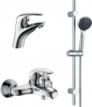 Душевой комплект Agger Proud A0831100 два смесителя + Душевой гарнитур Agger Wave