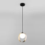 Подвесной светильник Eurosvet Dublin 50205/1 черный/бронза (220V, на проводе, шар, кольцо)