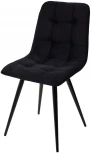 Стул CHILLI-Q черный #H75, велюр / черный каркас, 4 шт/ 1 к