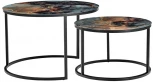 Набор кофейных столиков Tango космический с чёрными ножками, 2шт Bradex Home RF 0205