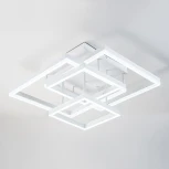Потолочная люстра светодиодная Escada Union 10229/4LED White 120Вт, металл/акрил, белый