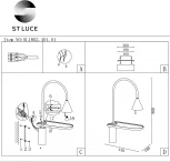 Бра с полкой ST Luce Amiro SL1802.401.01 (220V, выключатель)