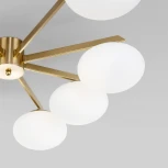 Потолочная люстра Eurosvet Opaline 70220/8 латунь (шар)