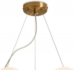 Подвесной светильник Freya Donuts FR5444PL-06BS (220V, на тросе, круглые)