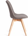 Стул TULIP SOFT (mod. 053V) / 2 шт. в упаковке Tetchair (Дерево,Пластик,Ткань/Серый) арт.24519