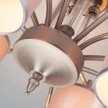 Потолочная люстра Eurosvet Adagio 60080/12 сатин-никель