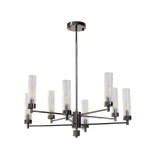 Подвесная люстра на штанге AM Group INDIGO INDIGO SP8 PEARL BLACK (220V)