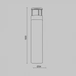 Наземный светильник Maytoni Wolseley Road O011FL-L6B (LED, 220V, IP54)
