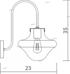 Бра Divinare Alveare 7108/02 AP-1