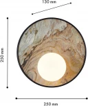 Настенный светильник Favourite Messier 4594-1W (220V, шар, круглые)