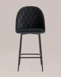 Стул полубарный Stool Group Марсель велюр черный УТ000025270
