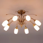 Потолочная люстра Eurosvet Ginevra 30280/8 античная бронза (220V)