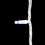 Гирлянда Нить 10м Белая 24В, 75 LED, Провод Белый Каучук, IP65