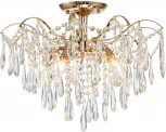Потолочная люстра на штанге Escada Aurea 1124/5PL (220V, хрусталь, подвески)