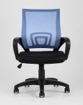 Кресло офисное TopChairs Simple голубое УТ000001946