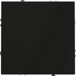 Проходной переключатель одноклавишный (черный матовый) Voltum S70 VLS010308