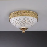 Потолочная люстра Reccagni Angelo 7112 PL 7112/2 (220V, узор в клетку)