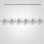 Подвесной светильник (люстра) Tezani Argent Suspension Linear 6L 210 ImperiumLoft 40.1444-6 (177954-22) (220V, на проводе)