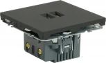 Розетка USB Type A+С (черный) Stekker Эмили 49853