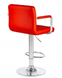 Стул барный KRUGER ARM (красный)