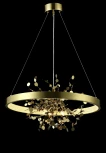 Подвесная люстра Crystal Lux Garden SPLED+3 D600 GOLD