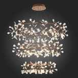 Подвесная люстра светодиодная Rafina SL379.203.486 (220V, на тросе, лепестки, кольцо)