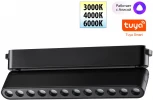Трековый смарт-светильник Downlight для низковольтного шинопровода Novotech Easy 359465 черный с двумя режимами работы LED 12W 24V 3000-6000K (умный дом - Алиса, Tuya Smart)