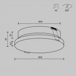 Встраиваемый светильник потолочный Maytoni Pauline DL067-GX53-W