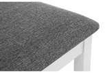 Обеденный стул Woodville Star white / light grey 11700