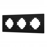 Рамка пластиковая FRM-PERIO-PL-3-BK (Arlight) 049755